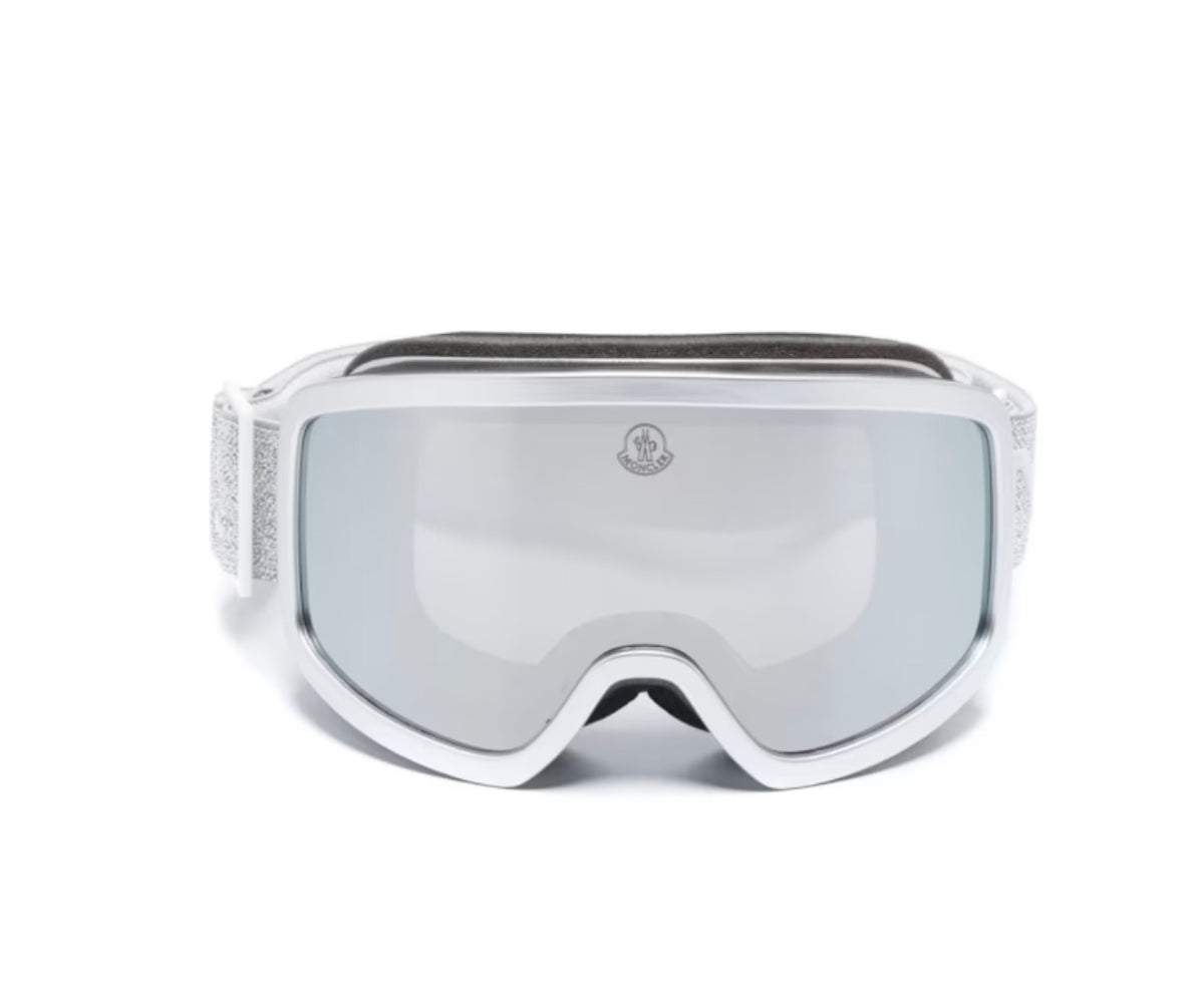 Moncler snowgoogles sølv