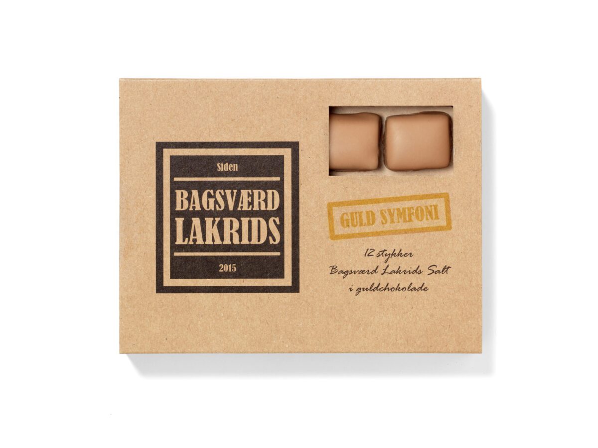 Bagsverd Lakrids – Guld Symfoni | Salt Lakris i Dulce Sjokolade