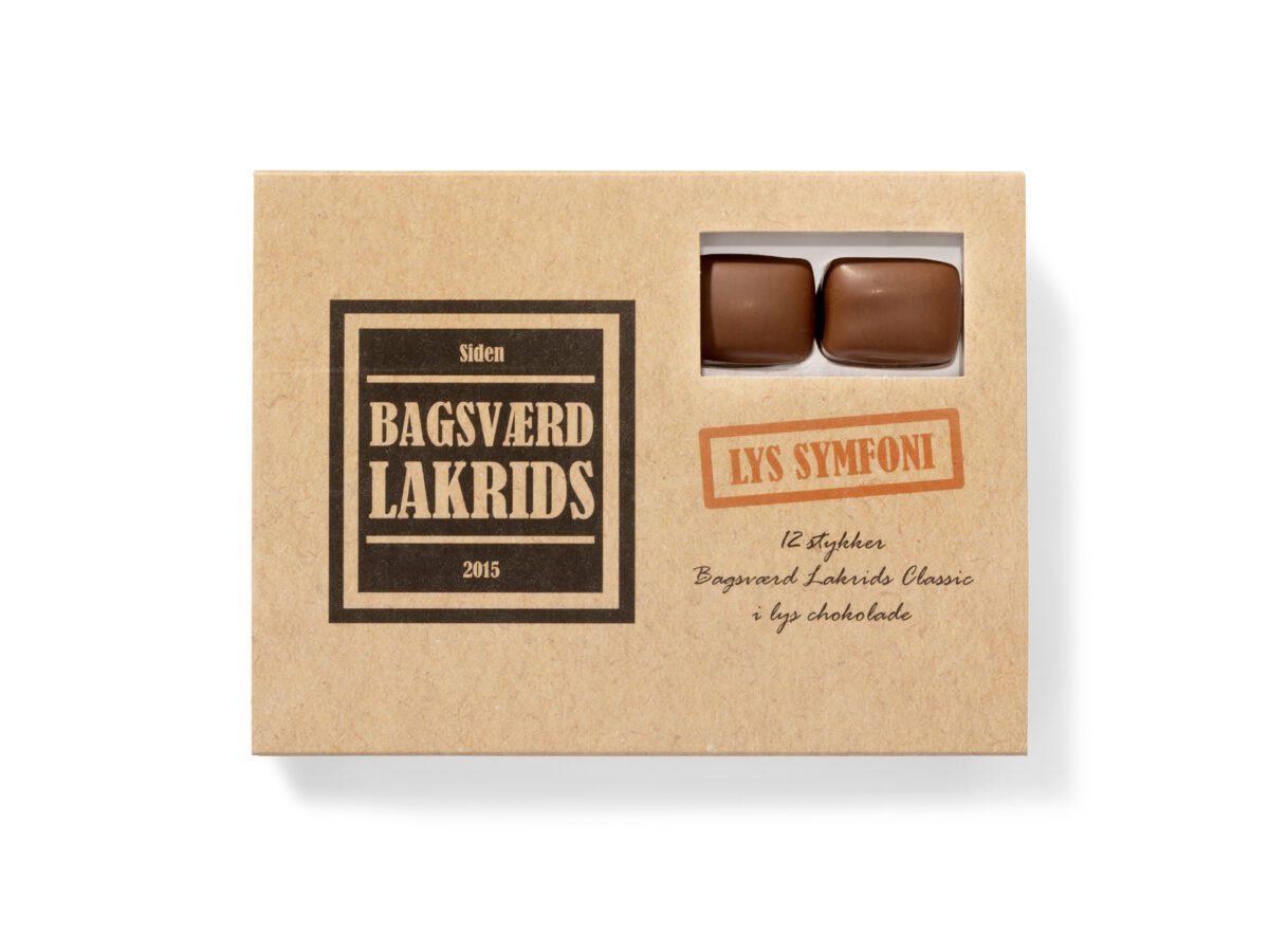 Bagsværd Lakrids – Lys Symfoni | Classic Lakris i Lys Sjokolade
