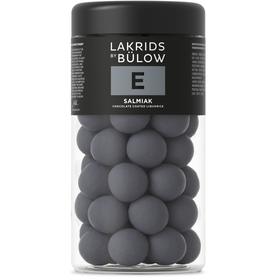 Lakrids by Johan Bülow E – Salmiak | Hvit Sjokolade og Salt Lakris