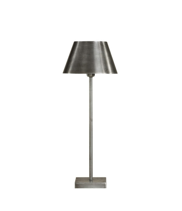 Artwood Pewter Bordlampe – Grå/Sort Matt | Eksklusiv Designlampe