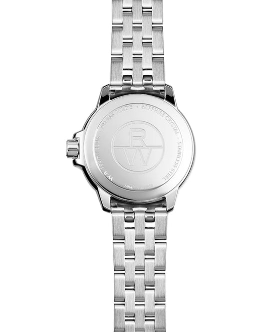 Raymond Weil Tango 5960-STS-00995 Dameklokke med Diamanter og Perlemorskive