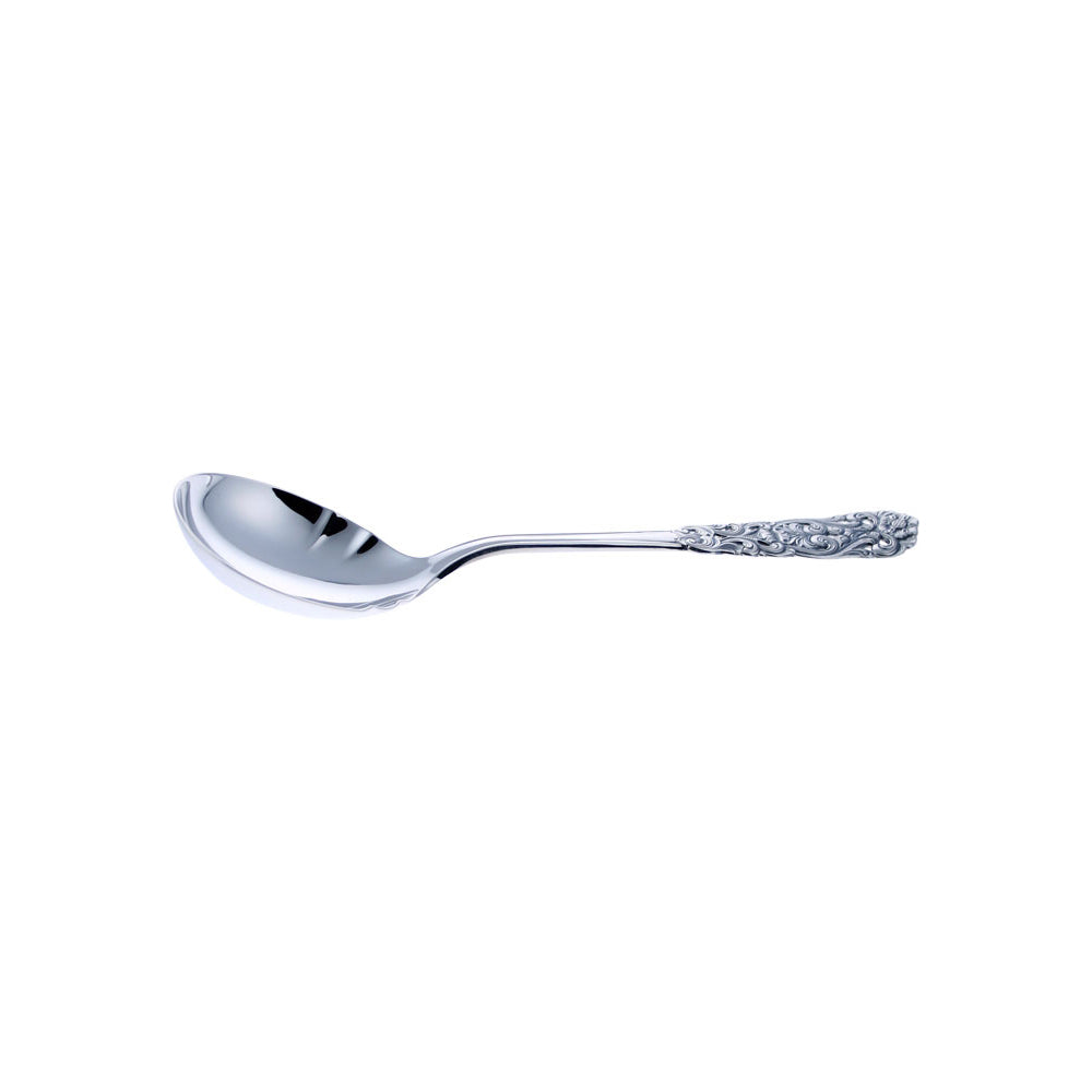 Valdres Serverings- og Salatskje 22 cm i Sølv – TH. Marthinsen | OK Hagen Valdres