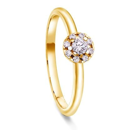 MOMENTS- FORLOVELSES-OG GIFTERINGER BLISS 0,20 ct WSI - 2 mm