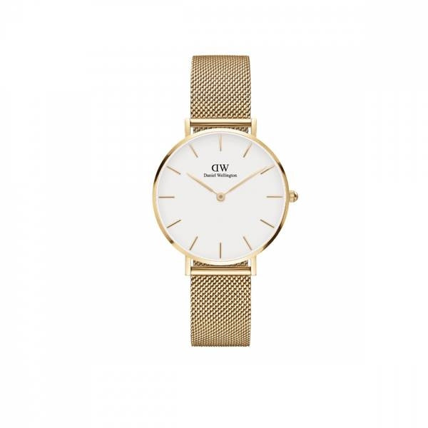 Daniel Wellington Petite – Evergold White 32mm | Skandinavisk Design
