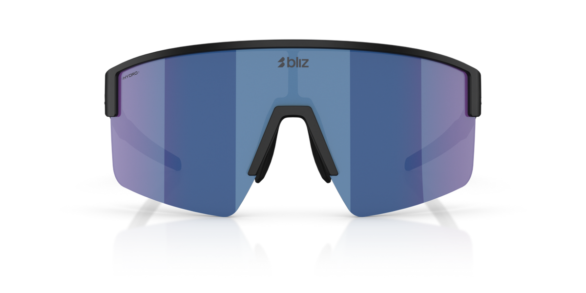 Bliz P004 7022 07 37 – Matte Black med Blue linse, str. L