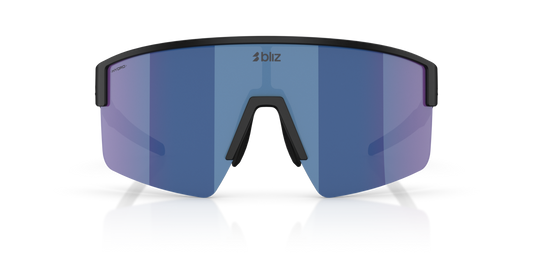 Bliz P004 7022 07 37 – Matte Black med Blue linse, str. L