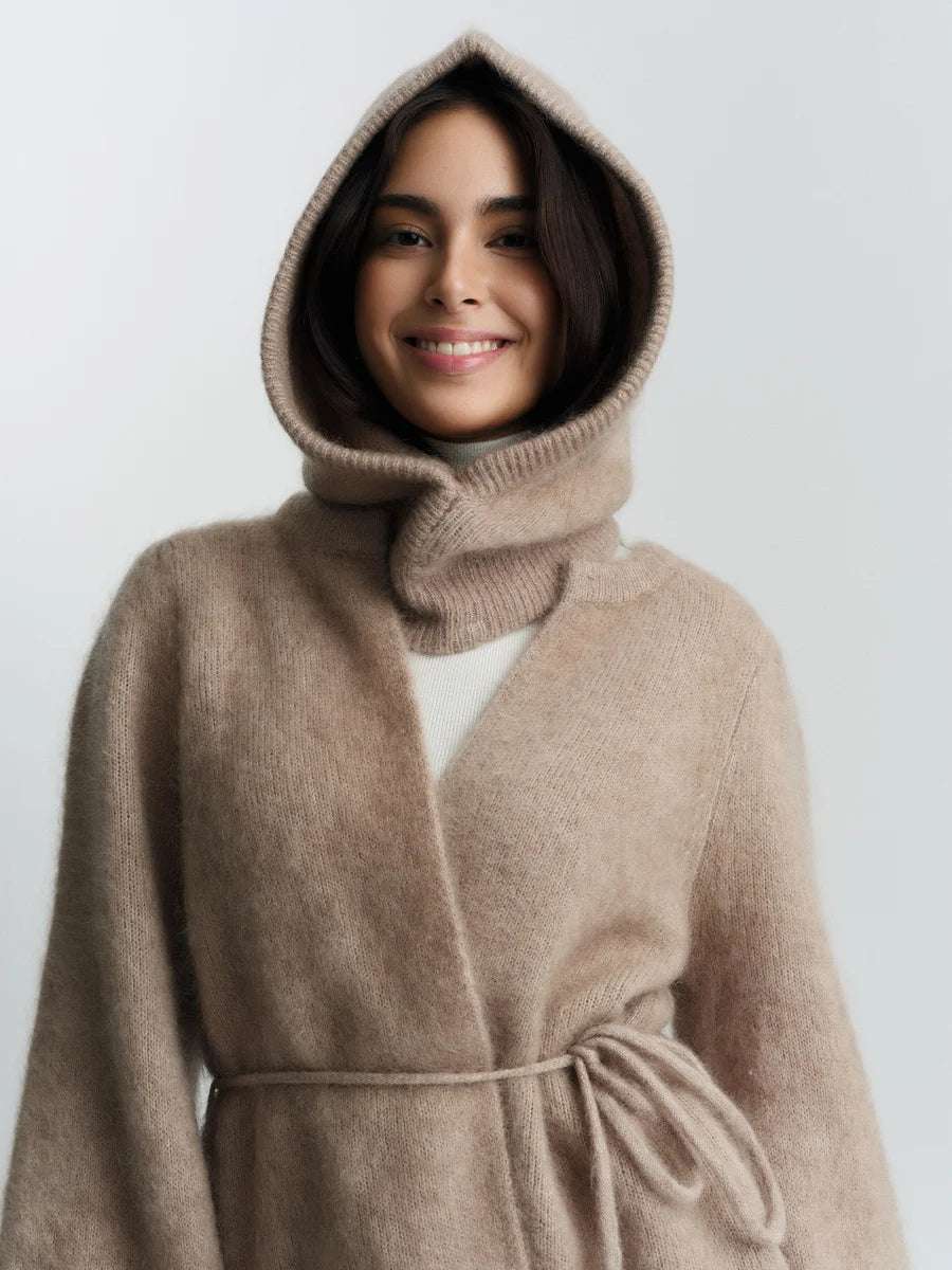 Ella&il - Fredrikke Chunky Cardigan Hazel Beige