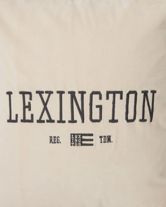 Lexington - Putetrekk M/Logo, Økologisk Bomullsfløyel