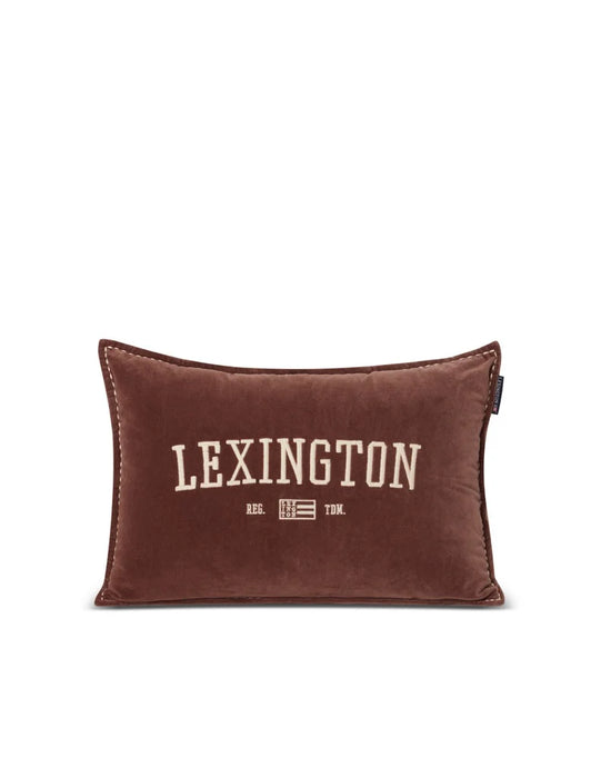 Lexington - Pute 60x40 M/Logo, Økologisk Bomullsfløyel