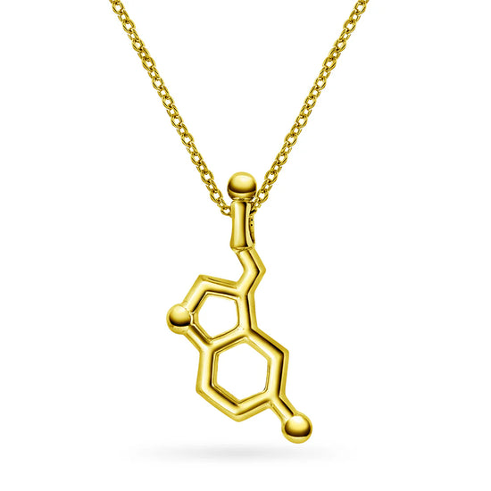 Sandra Lyng x by Pan Jewelry, Smykke i forgylt sølv serotonin/glede