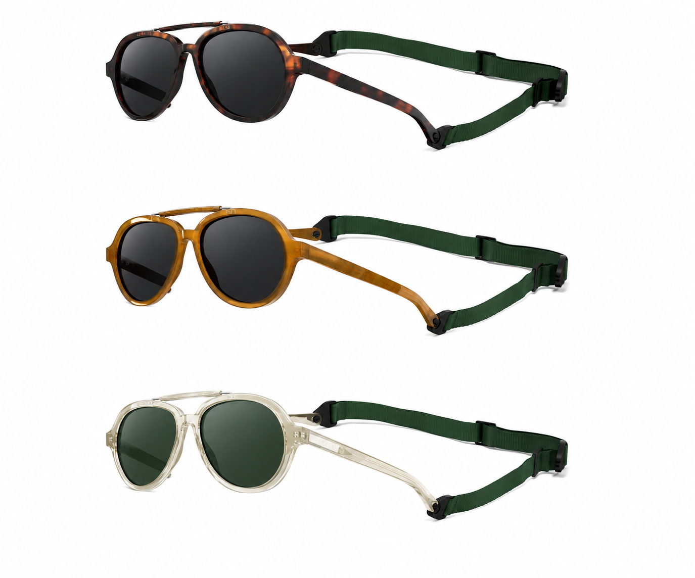 VALLON Ella | Polariserte Aviator Solbriller for Dame, tortoise