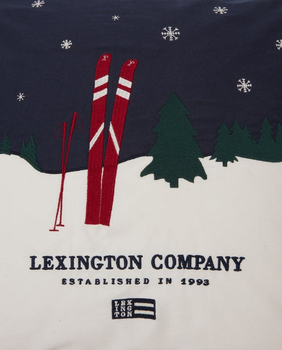 Lexington Evening Skis Økologisk Bomullstwill Putetrekk