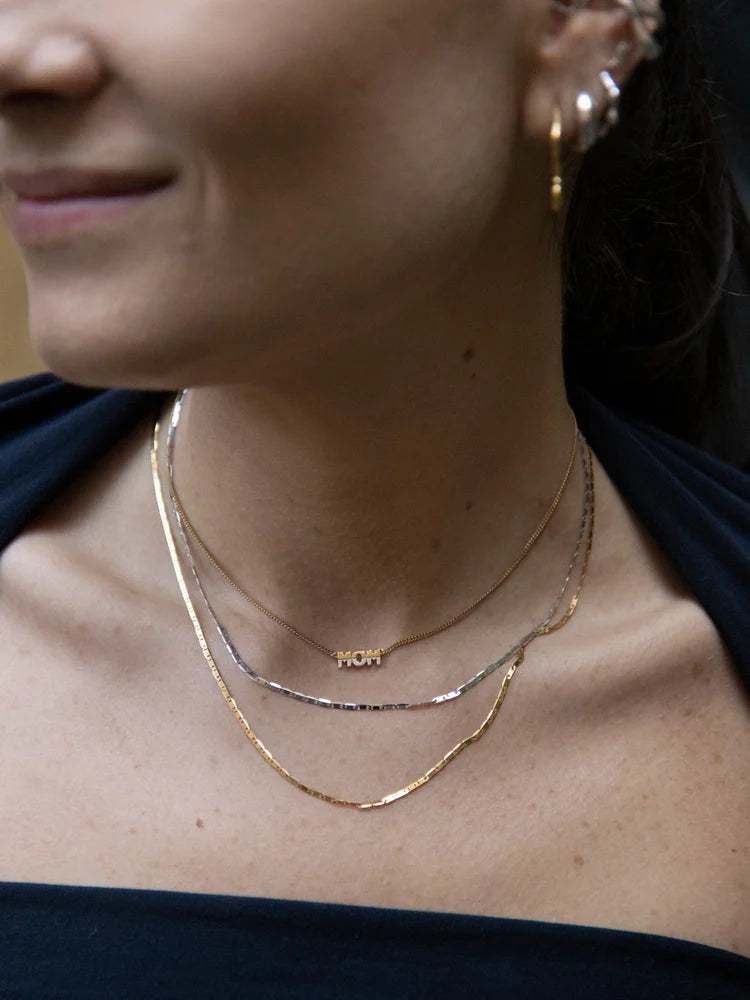 Maria Black MOM Halskjede Gold/Silver 43