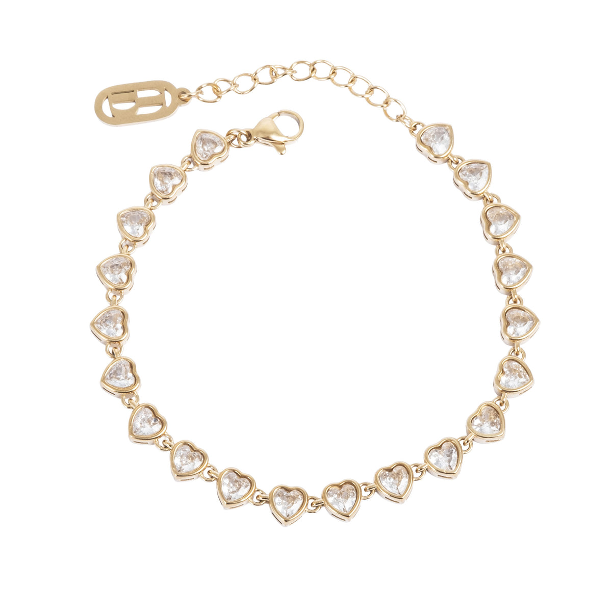 Tone Damli - Armbånd, Love Hearts
