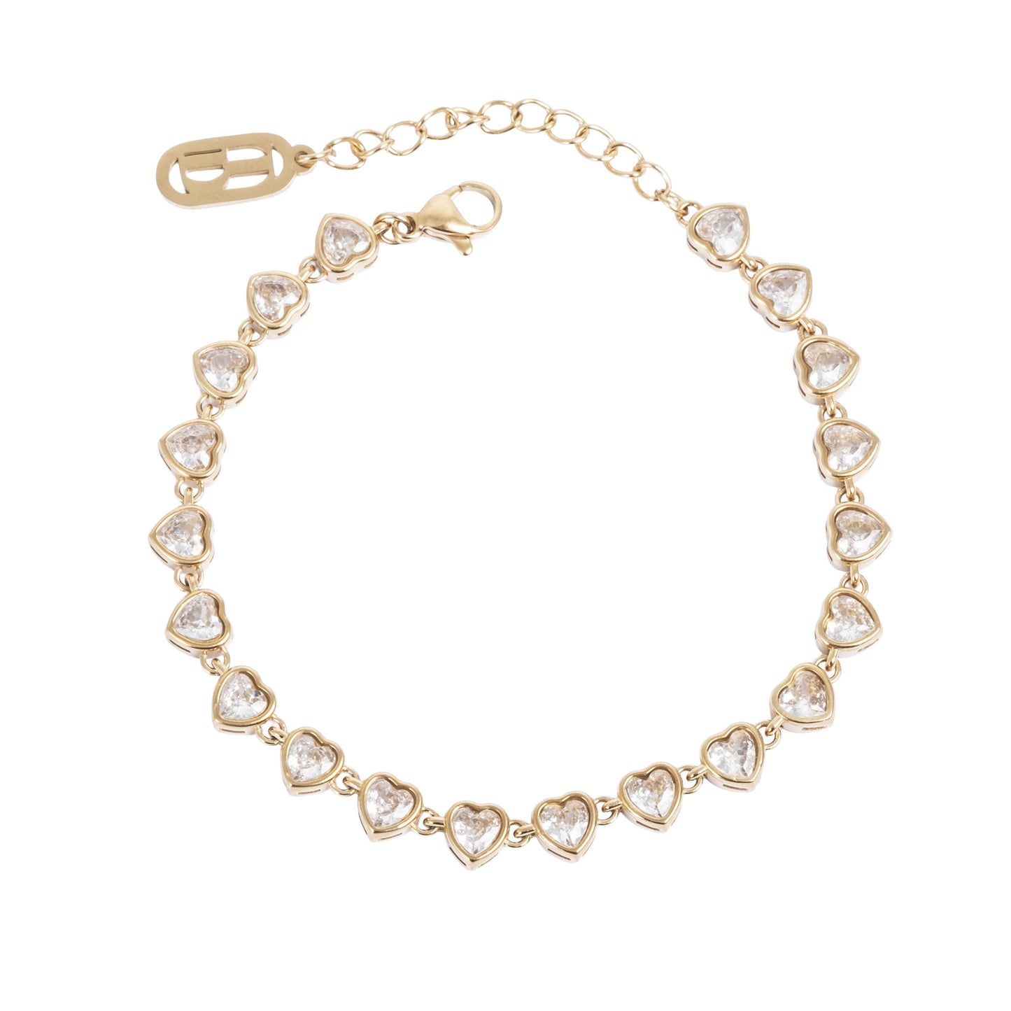 Tone Damli - Armbånd, Love Hearts