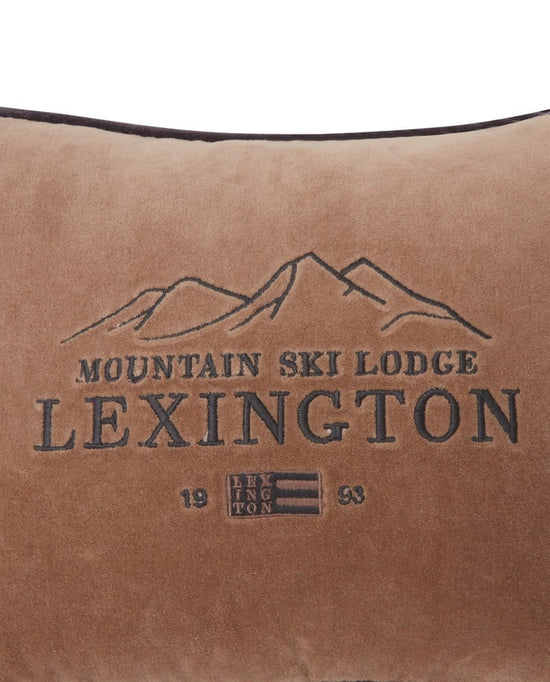 Lexington Ski Lodge Økologisk Bomullsfløyel 40x30 Pute