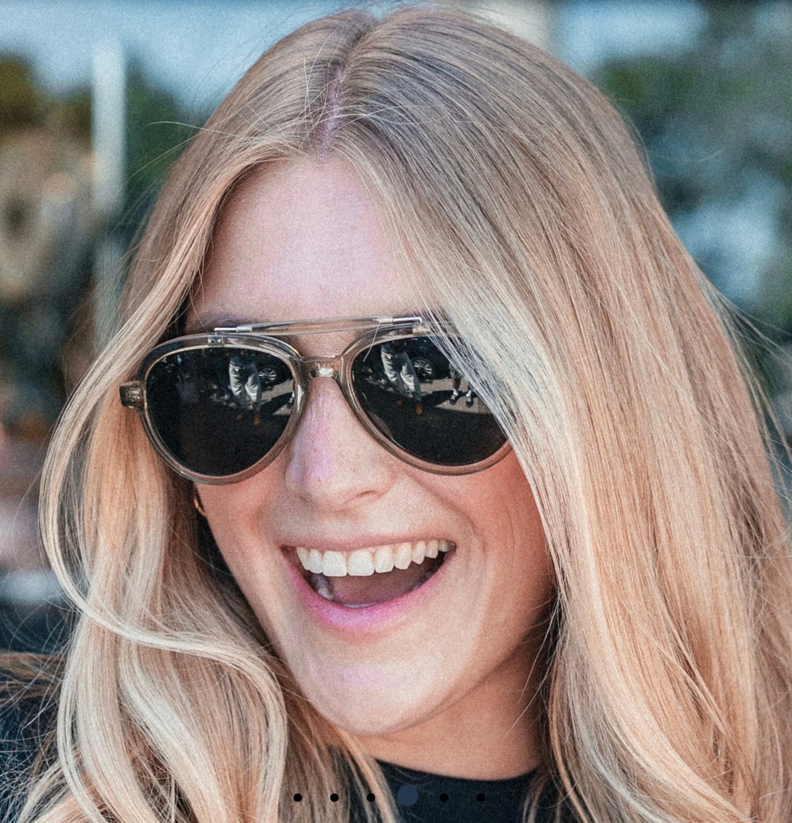VALLON Ella | Polariserte Aviator Solbriller for Dame, sage
