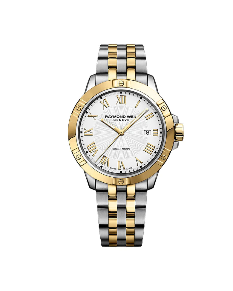 Raymond Weil Tango 8160-STP-00308 Herreklokke – Sveitsisk Eleganse i Tofarget Stål