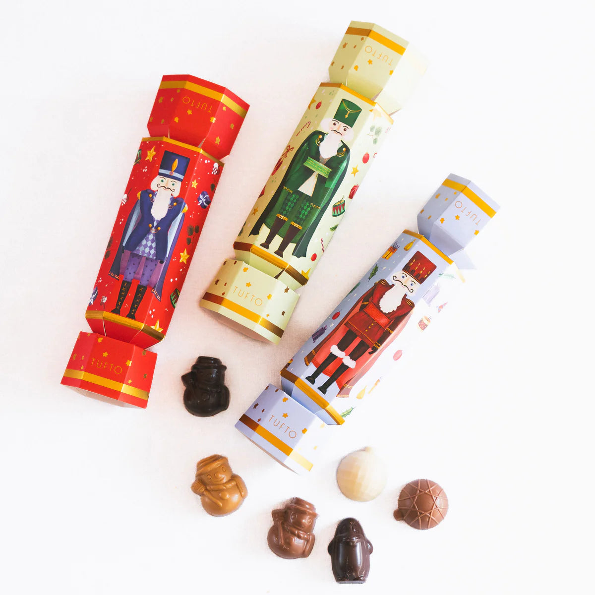 Tufto - christmas crackers, sjokolade