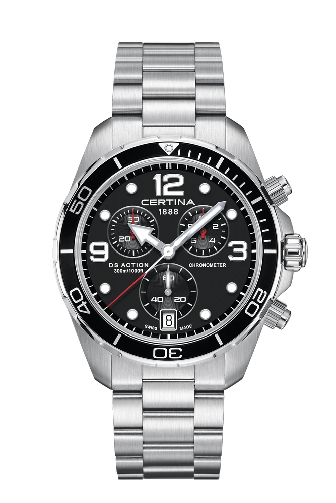 Certina DS Action Chrono Svart 43mm