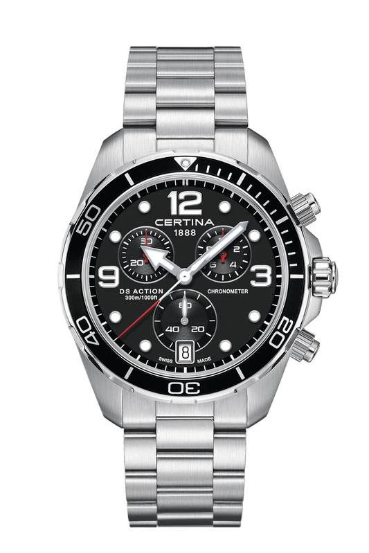 Certina DS Action Chrono Svart 43mm
