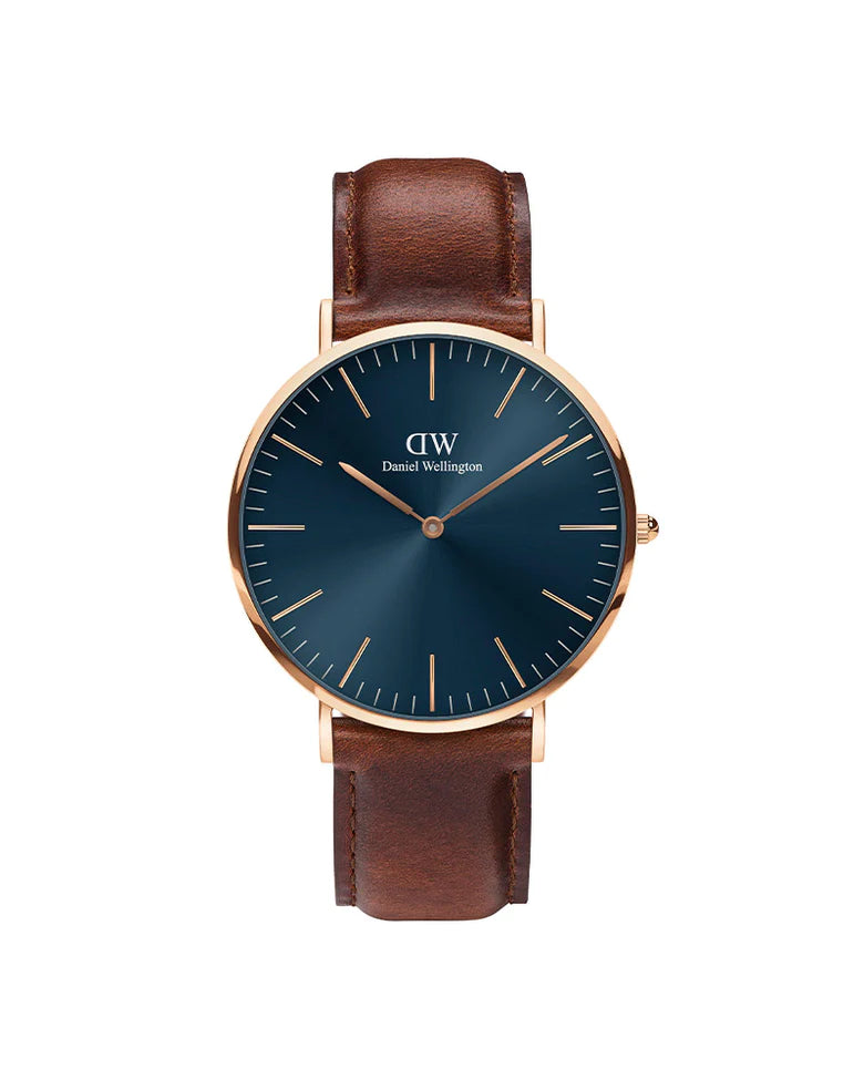 Daniel Wellington Classic – St. Mawes Blå 40mm | Skandinavisk Design