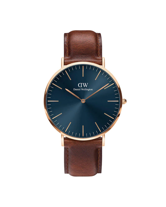 Daniel Wellington Classic – St. Mawes Blå 40mm | Skandinavisk Design