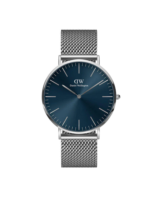 Daniel Wellington Classic – Sterling Blå 40mm | Skandinavisk Design