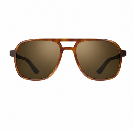 VALLON Howlin' | Aviator Solbriller med Polariserte V52®-glass, brun