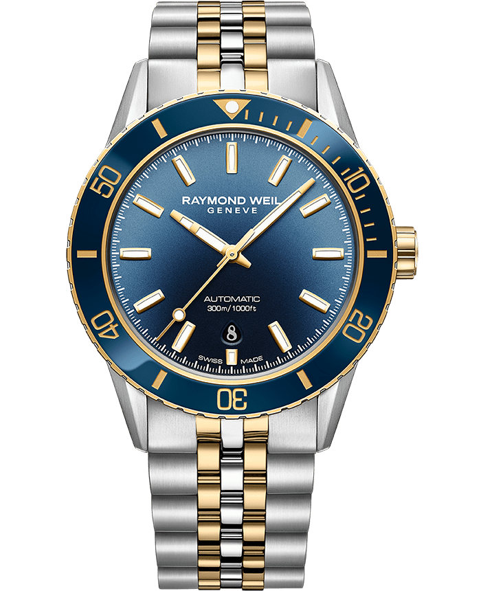 Raymond Weil Freelancer – Herreklokke Two-Tone Automatic 42mm | Sveitsisk Kvalitet