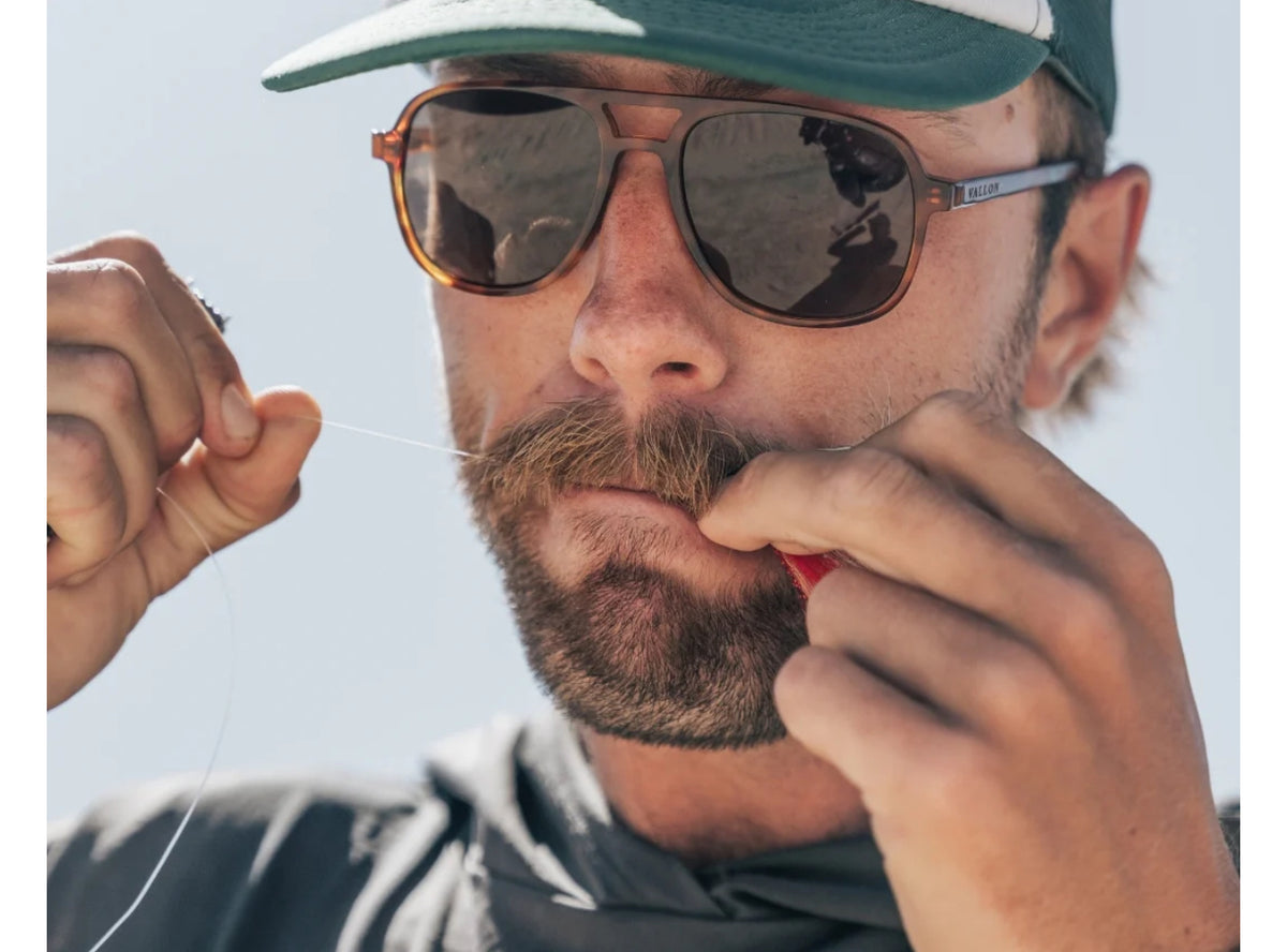 VALLON Howlin' | Aviator Solbriller med Polariserte V52®-glass, brun