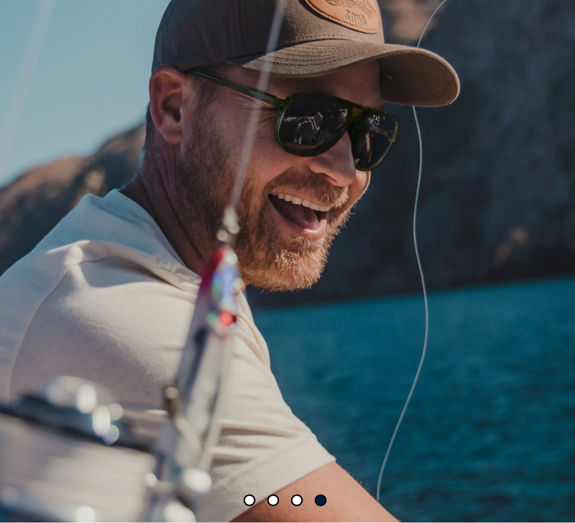 VALLON Howlin' | Aviator Solbriller med Polariserte V52®-glass,  GRØNN