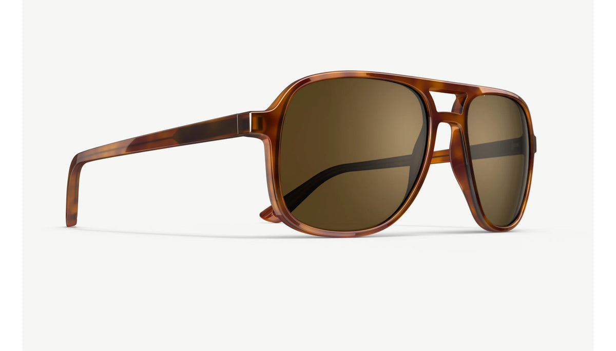 VALLON Howlin' | Aviator Solbriller med Polariserte V52®-glass, brun