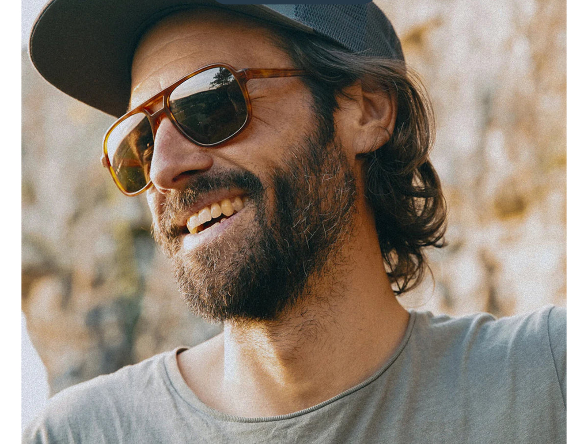 VALLON Howlin' | Aviator Solbriller med Polariserte V52®-glass, brun