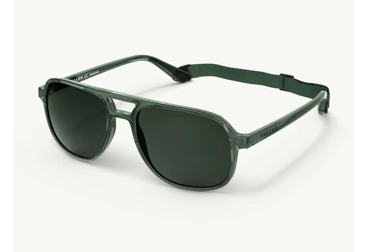 VALLON Howlin' | Aviator Solbriller med Polariserte V52®-glass,  GRØNN