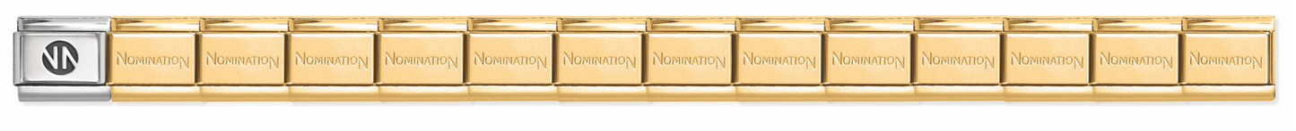 Nomination - 14 - 19 LINKS Composable classic band, stainless steel gold PVD