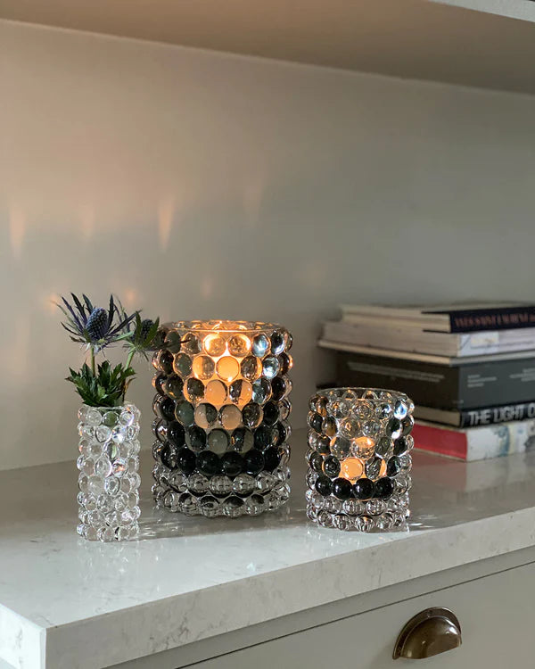 Skogsberg & Smart Hurricane Lamp Boule Stor Sage – Eksklusiv Lyslykt i Munnblåst Glass
