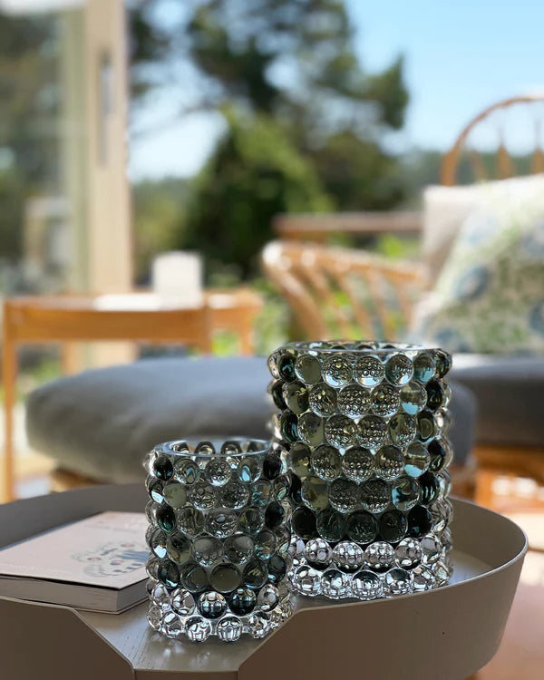 Skogsberg & Smart Hurricane Lamp Boule Stor Sage – Eksklusiv Lyslykt i Munnblåst Glass