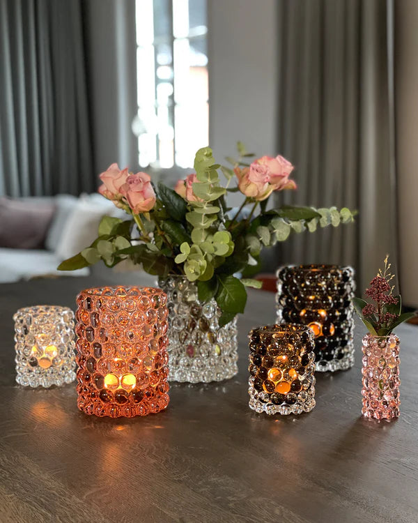 Skogsberg & Smart Hurricane Lamp Boule Stor Tobacco – Eksklusiv Lyslykt i Munnblåst Glass