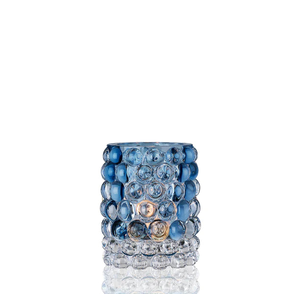 Skogsberg & Smart Hurricane Lamp Boule – Sea | Eksklusiv Lyslykt i Munnblåst Glass