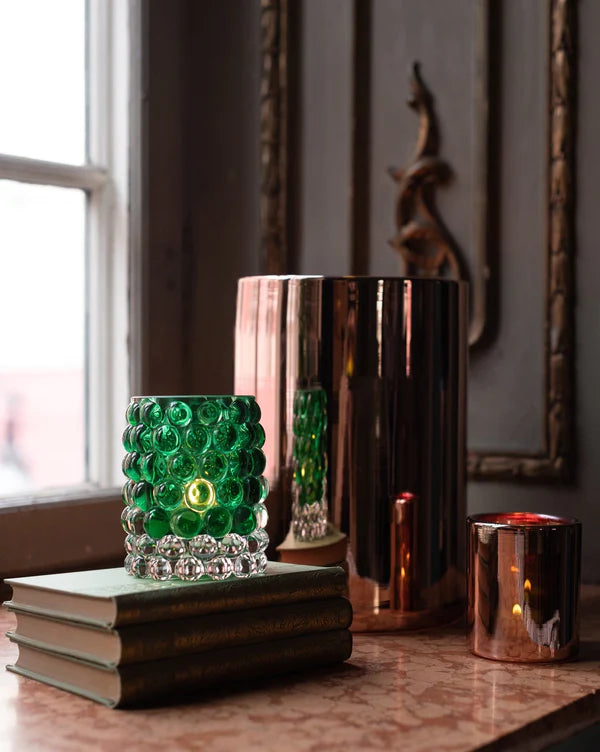 Skogsberg & Smart Hurricane Lamp Large  Bronse – Eksklusiv Lyslykt i Munnblåst Glass