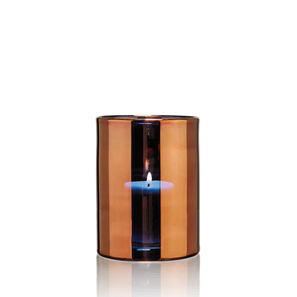 Skogsberg & Smart Hurricane Lamp Medium Bronse – Eksklusiv Lyslykt i Munnblåst Glass