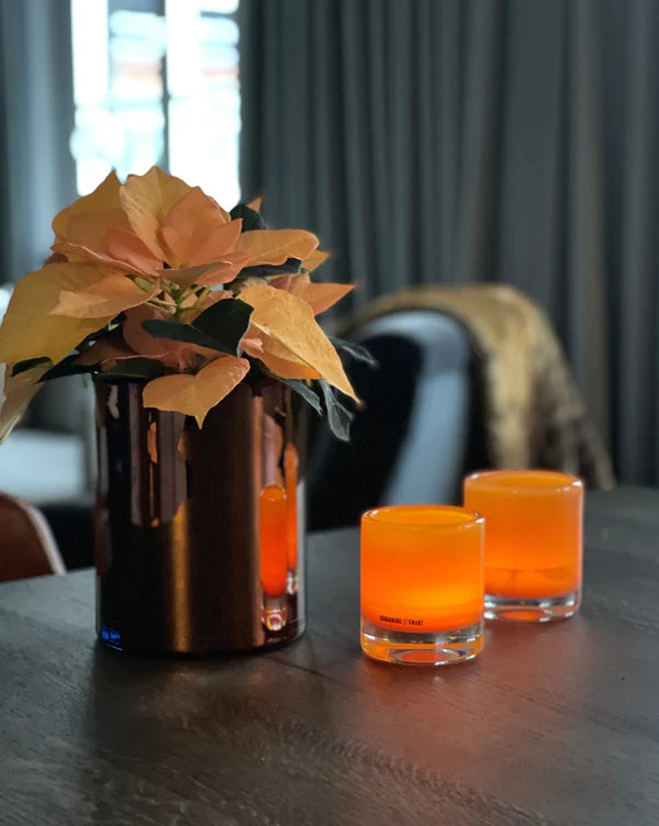 Skogsberg & Smart Hurricane Lamp Medium Bronse – Eksklusiv Lyslykt i Munnblåst Glass
