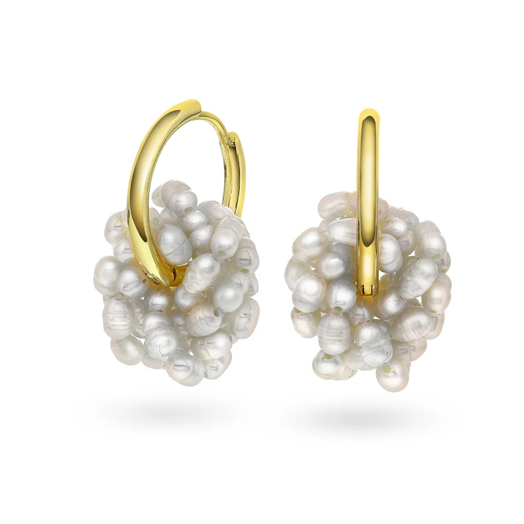 Sandra Lyng x by Pan Jewelry, perleøreringer