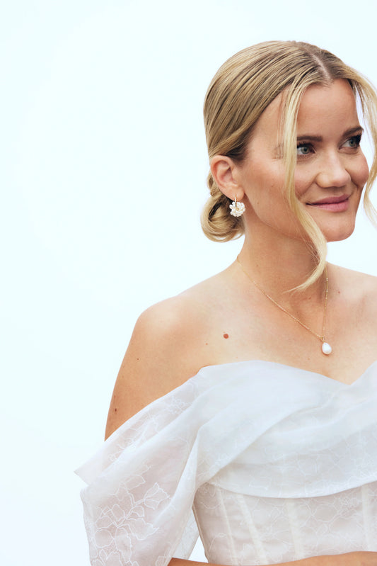 Sandra Lyng x by Pan Jewelry, perleøreringer