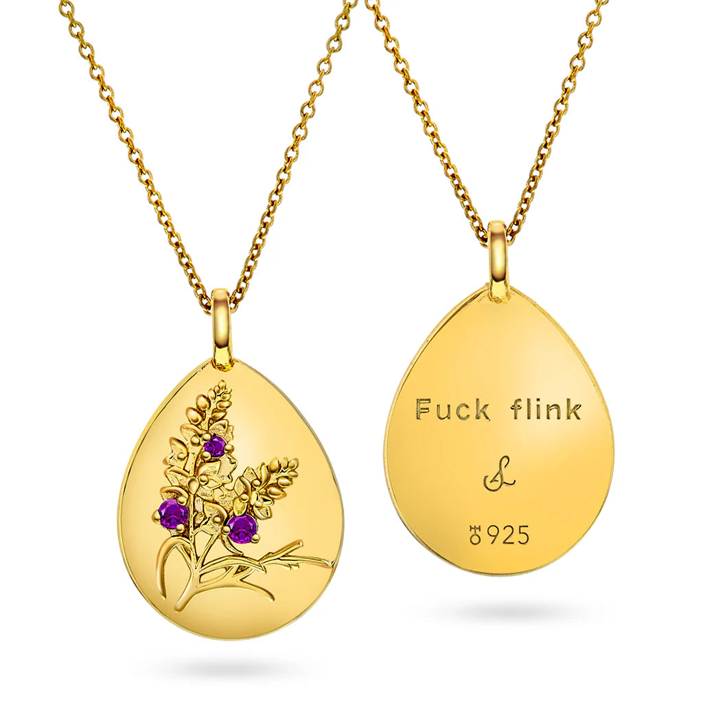 Sandra Lyng x by Pan Jewelry- amulett, Fuck flink