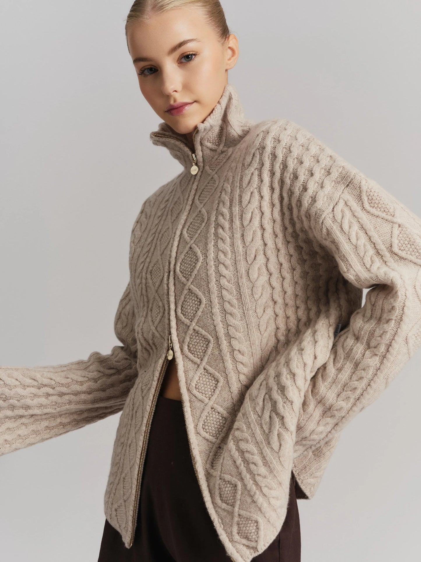 Bertine Merino Cardigan – Myk cardigan i 100 % merinoull