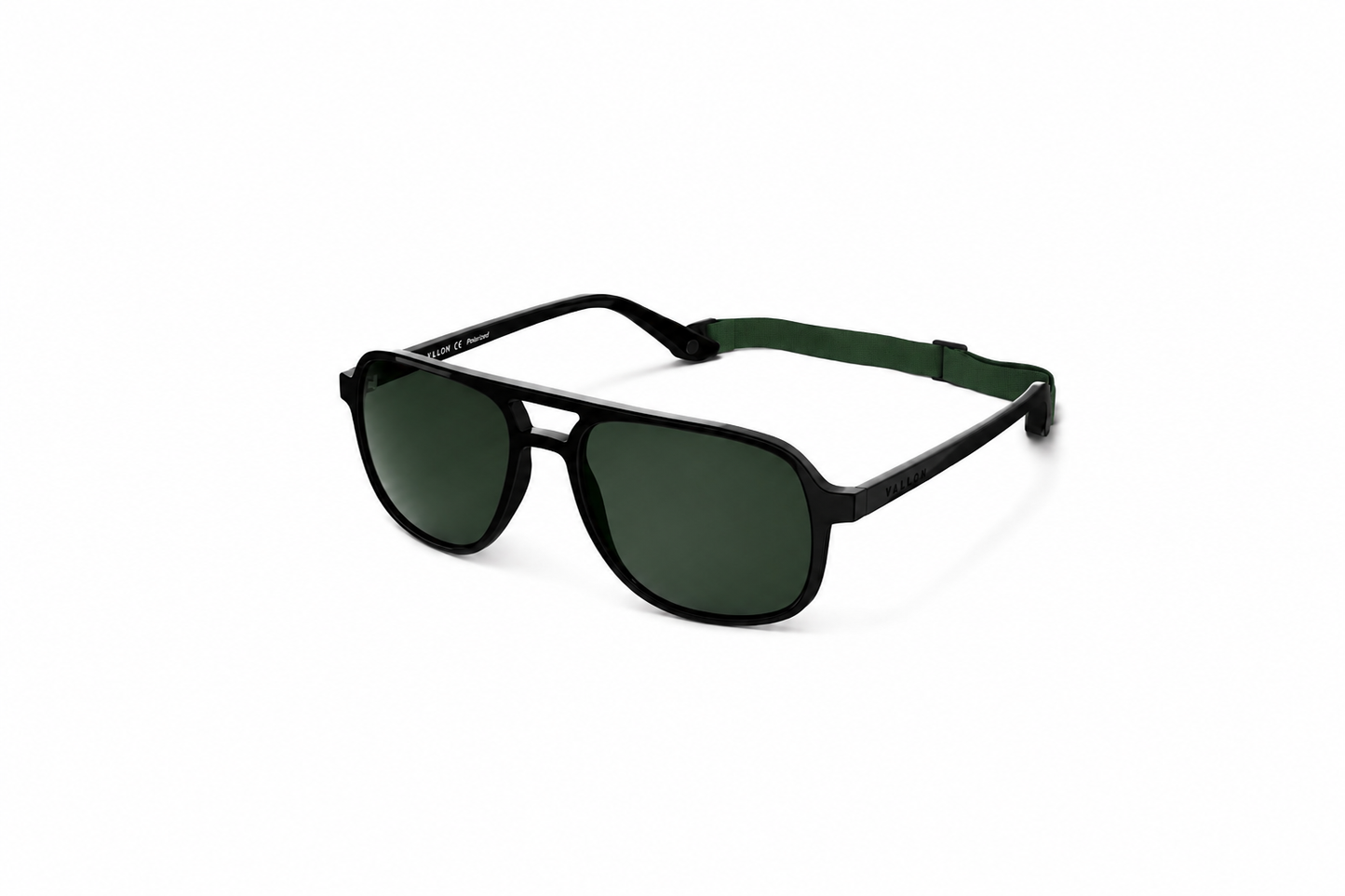 VALLON Howlin' | Aviator Solbriller med Polariserte V52®-glass, SORT
