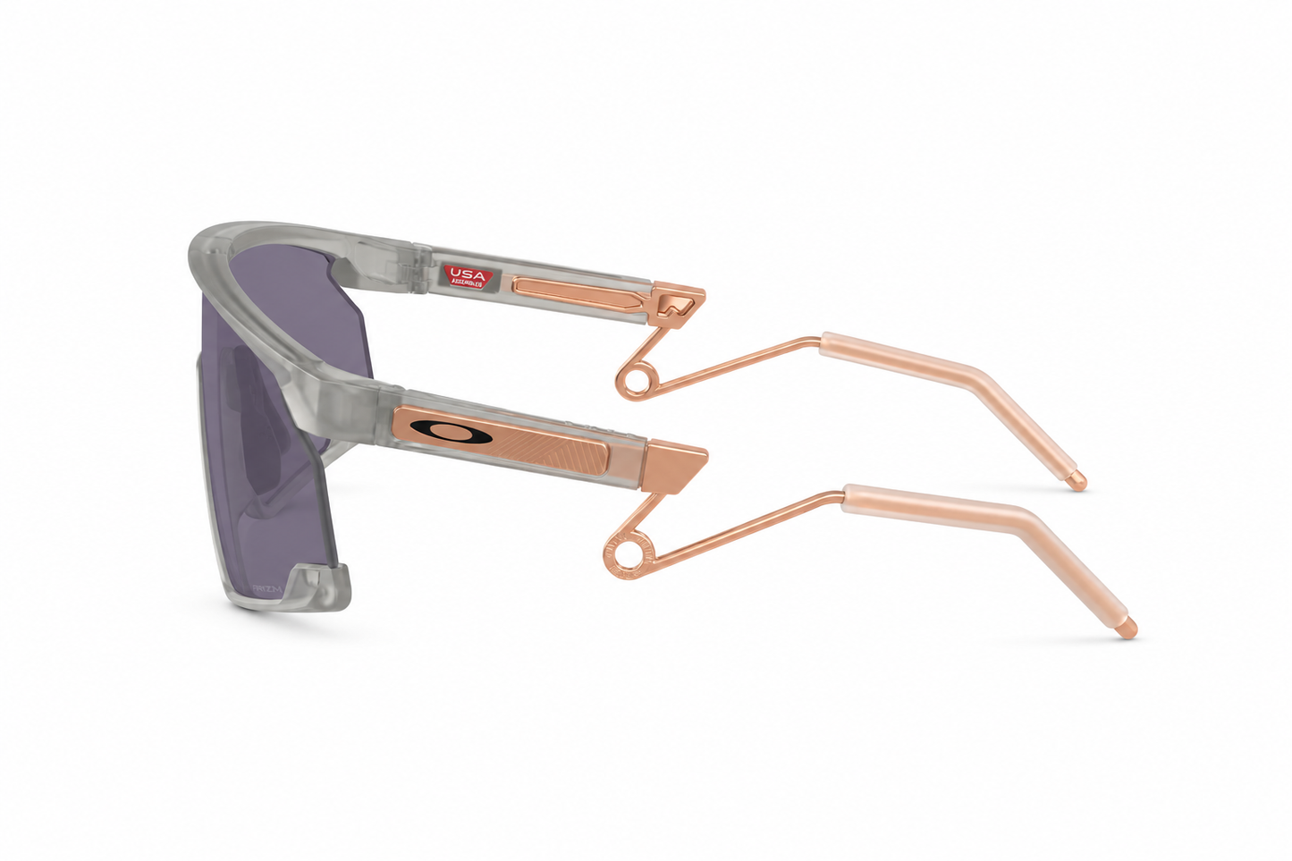 BXTR Metal OO9237-13 39 Solbriller – Matte Grey Ink/Vintage Gold med Prizm Black
